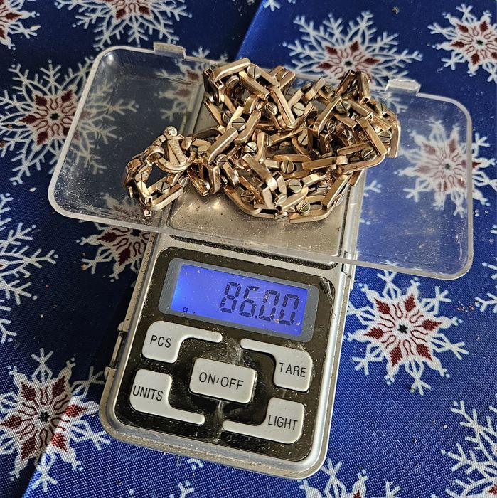 Золотая цепочка Барака с бриллиантами  86г Baraka 585 Золотий ланцюжок