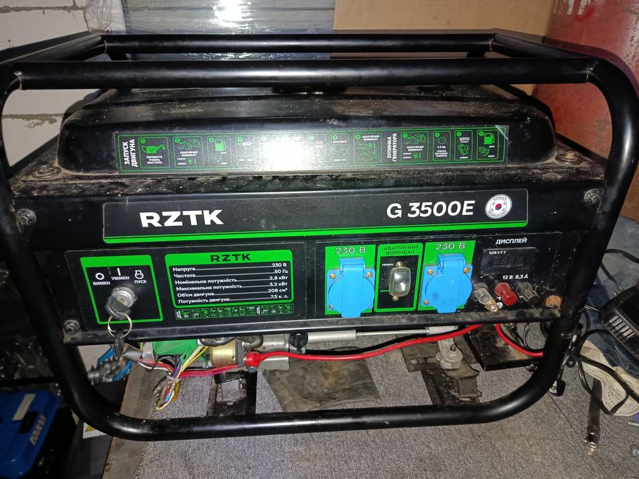 Генератор rztk G 3500E