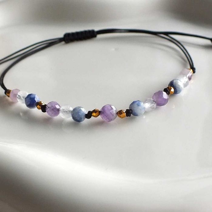 Bransoletka koncentracja fiolet