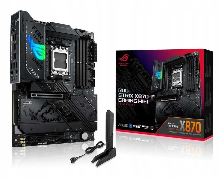 ASUS ROG STRIX X870-F gaming WIFI AMD X870 Gniazdo AM5 ATX