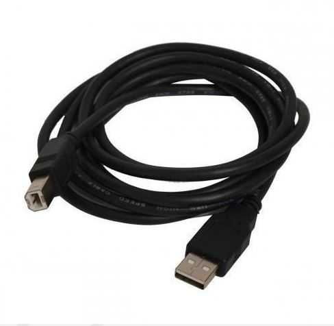 Kabel do drukarki, skanera USB 2.0 A/B czarny 3m
