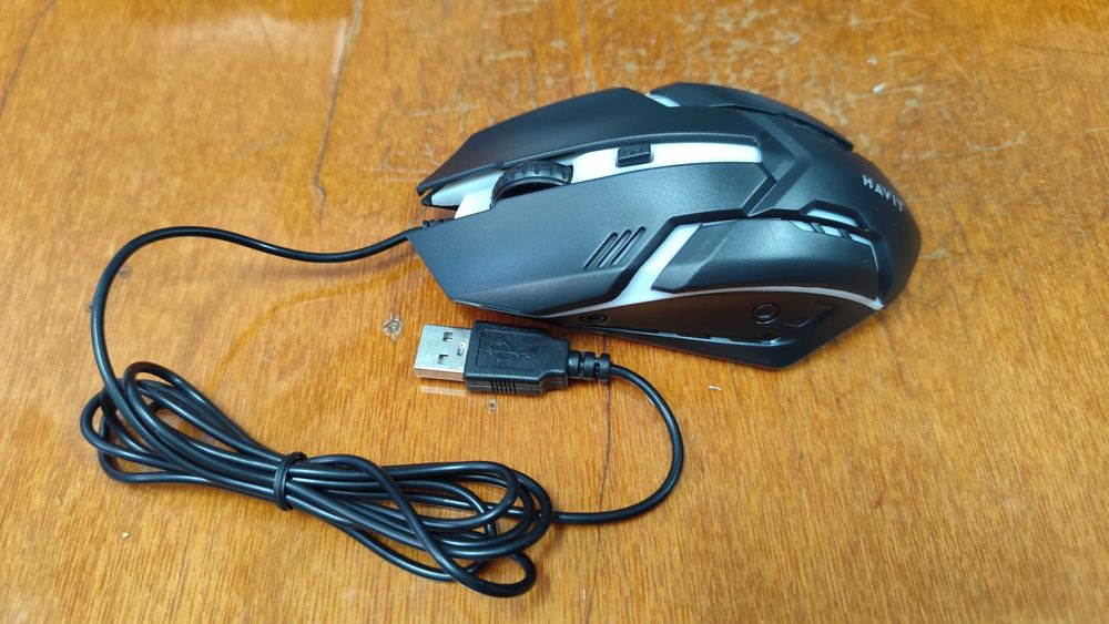 Миша комп'ютерна дротова HAVIT HV-MS4239, з підсвіткою