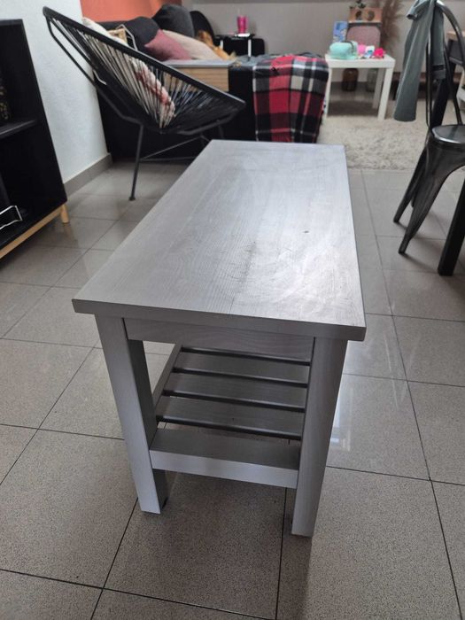 Banco cinza Ikea