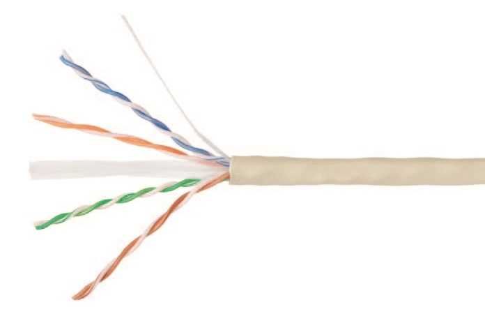 Вита пара UTP кат.6A 4х2х0,58 мм, оболонка LSZH, 10 Гбит/с