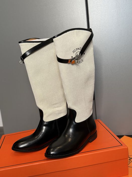 Чоботи сапоги хермес 36 с тиле ерме єрме высокие сапоги