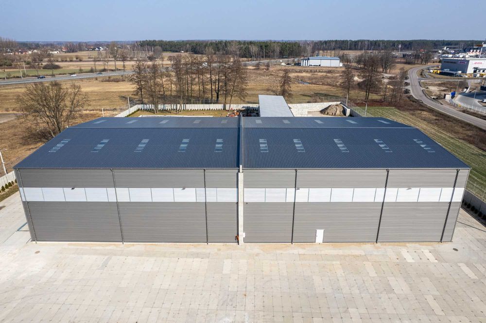 Hala Magazynowa 30x60x11,4m Blaszana 1800m2 Magazyn Stalowa