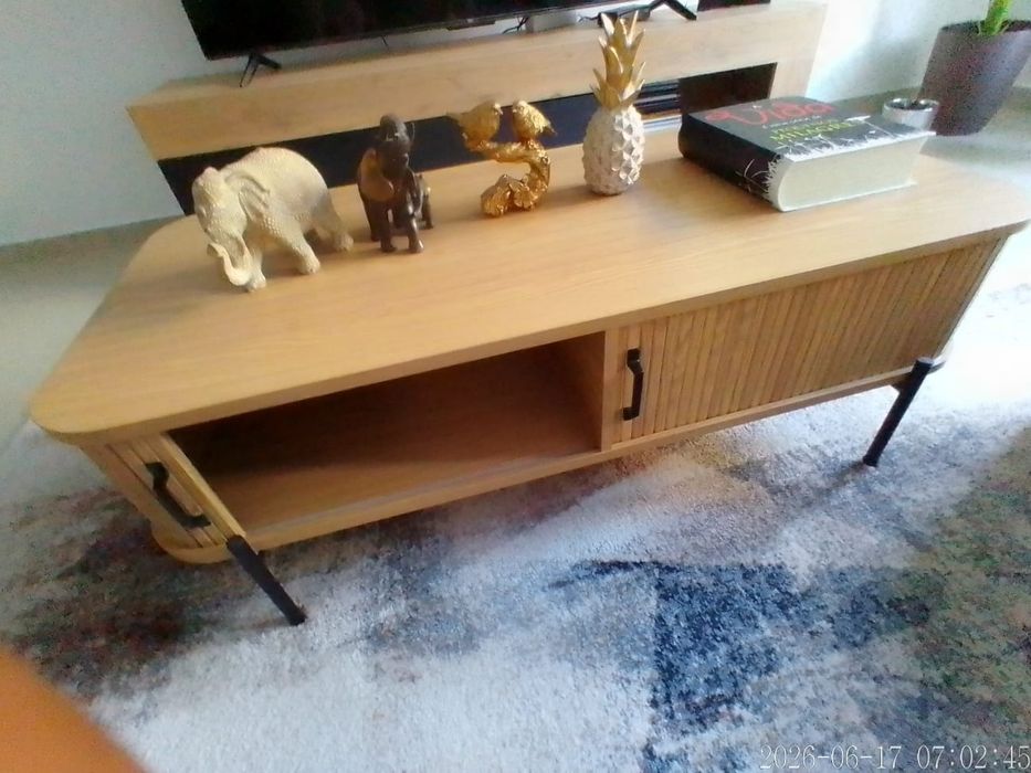 Mesa de centro bege