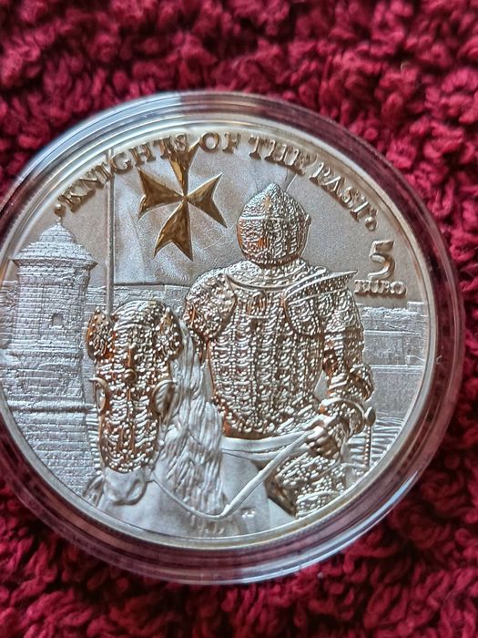срібна монета лицарі минулого-2023