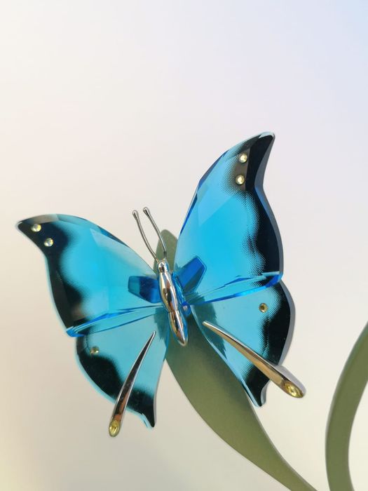 swarovski, cristal, borbuletas de colecção com árvore expositor