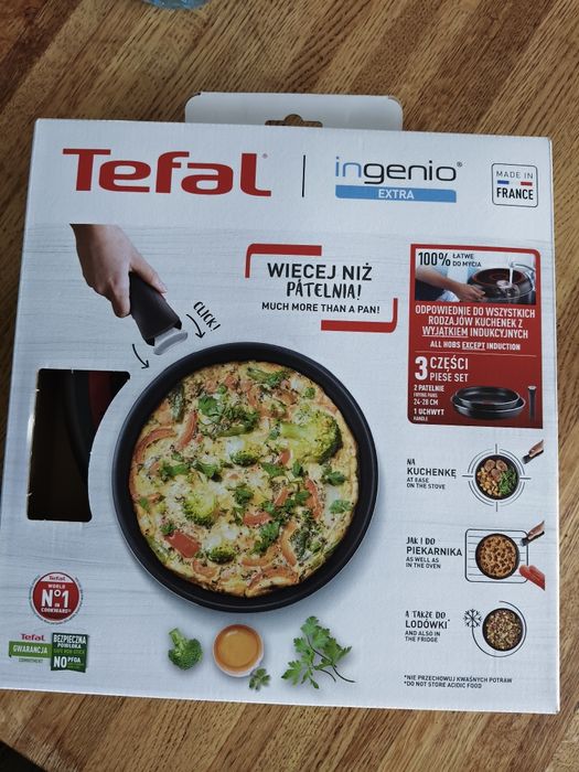 Patelnie Tefal z rączką