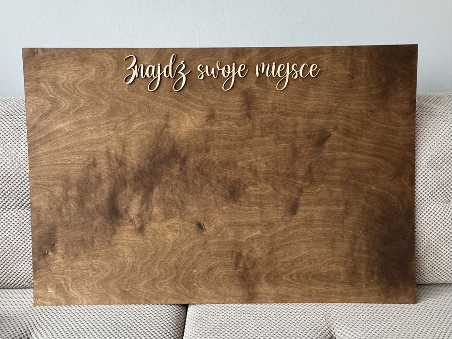 Tablica powitalna na wesele