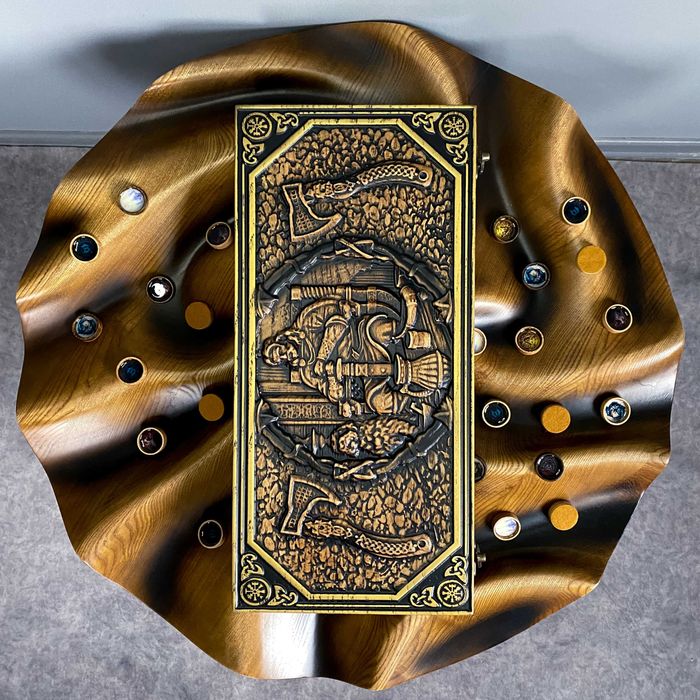 Елітні Нарди з дерева від виробника з унікальним різбленням Подарунок!