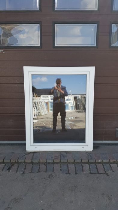 Okna Niemieckie okno używane 138x134 pcv z demontażu DOWÓZ CAŁY KRAJ