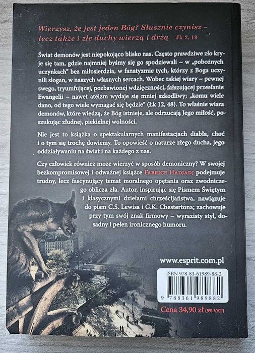 "Wiara demonów", Fabrice Hadjadj
