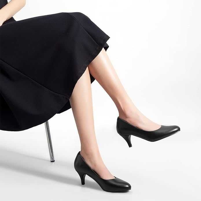 Damskie Czółenka Greatonu Niski Obcas Eleganckie Wesele