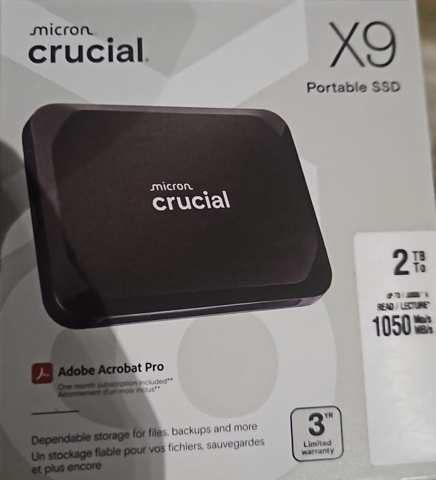 SSD Micron Crucial X9 2Tb