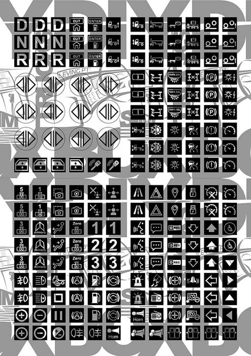 Mega Pack 198 Stickers em Vinil laminado para ButtonBox