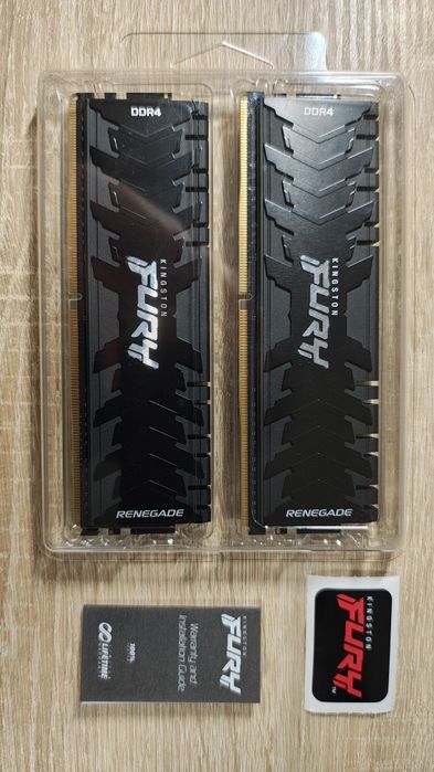 Память DDR4 16GB (2x8GB kit) Kingston Fury Renegade 3600 MHz