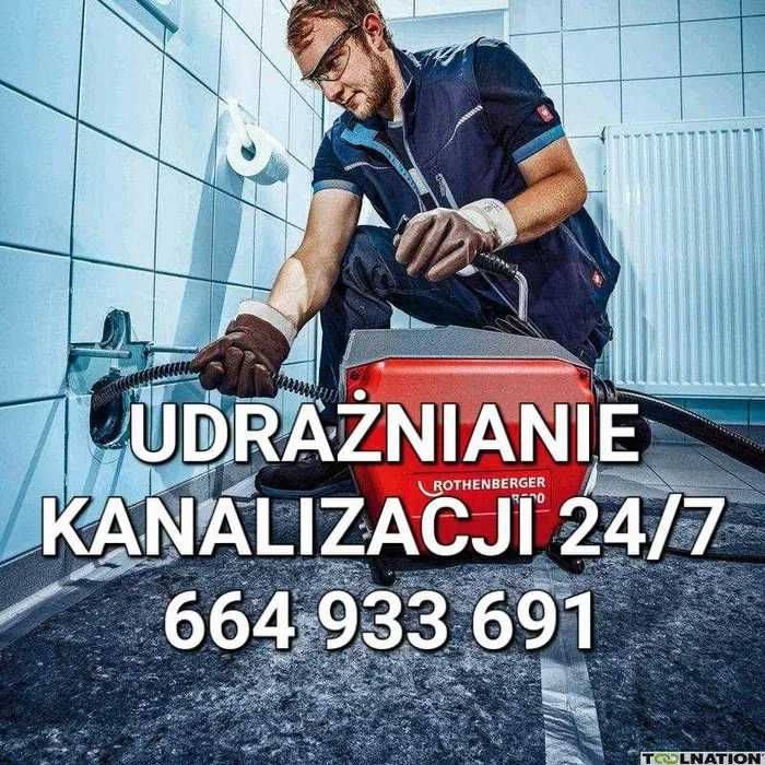 HYDRAULIK udrażnianie rur kanalizy  mechanicznie i ciśnieniowo WUKO 24/7