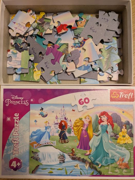 Puzzle Trefl 60 elementów Księżniczki