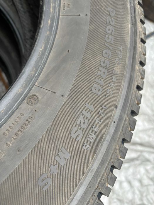 265-65-R18 BRIDGESTONE 4штуки  всесезонной   резины GERMANY 2022