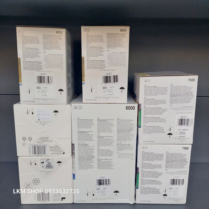 ОРИГИНАЛ Полумаска 7502, 7503,6200, 6300,6500 QL,маска 3М 6800 фильтры