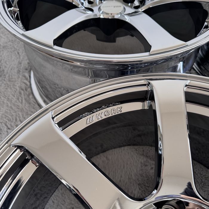 Work XT7 Chrome Finish R18 | 5x120 Wrocław Krzyki • OLX.pl