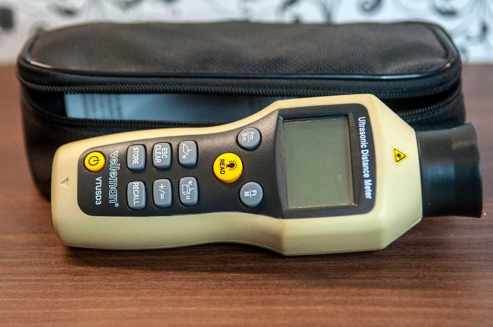 Medidor de distância ultrasónico Welleman VTUSD3 Profissional