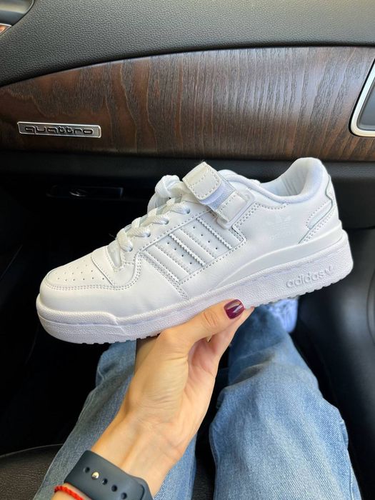 Кросівки Кроссовки Adidas Forum Low White Белый Білий Кросовки Демісезон