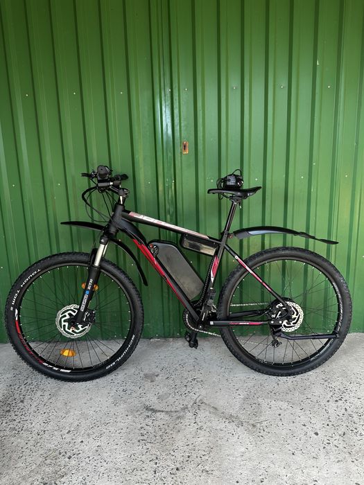 Електровелосипед FISCHER SPORT MONTIS EM1726 на  ручці газу , на гірдравліці, 48 вольт 350 ват 15 ампер.