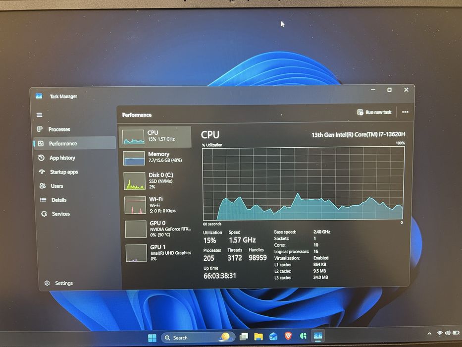 Gigabyte A16 | i7-13620H | RTX 4050 6GB | 16GB DDR5 | SSD 1TB | Como Novo