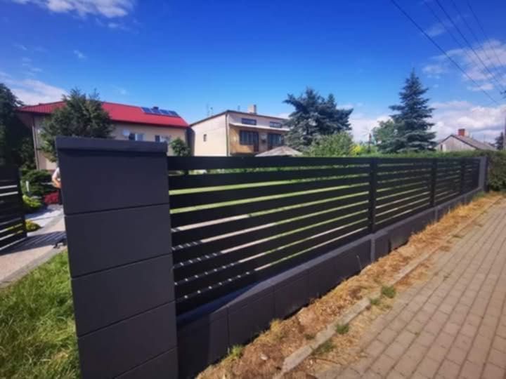 OGRODZENIE PALISADOWE PALISADA Ogrodzenie panelowe grzebieniowe słupek