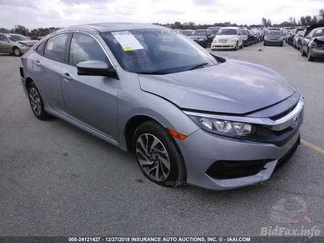 Honda civic x к-кт бампер решітка  крило капот панель хонда цивик