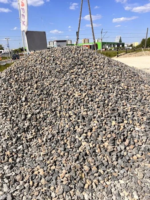 Piach kruszywo beton ziemia transport.