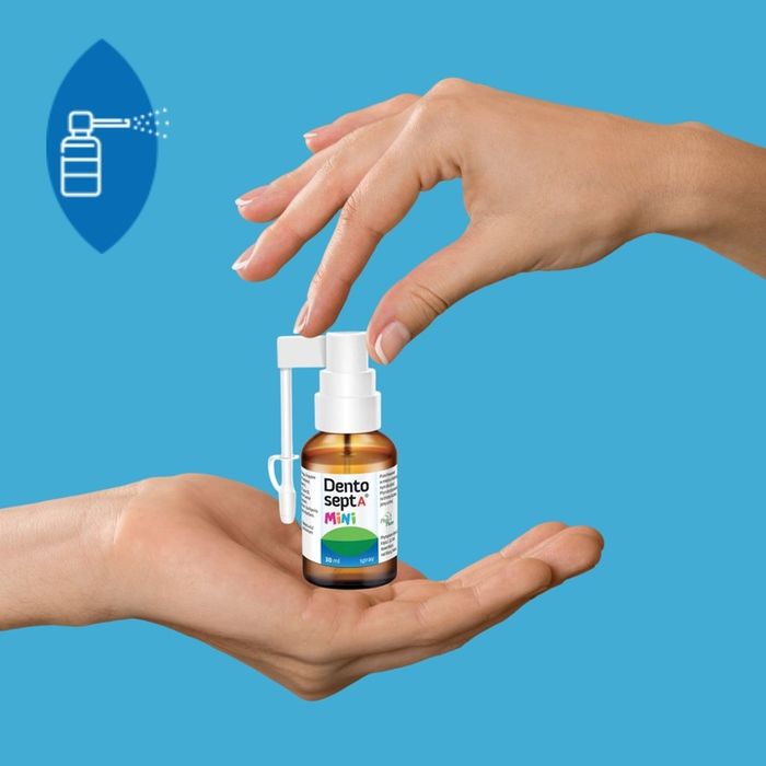 dentosept a mini spray ulga na afty, pleśniawki i bolesne ząbkowanie 30 ml