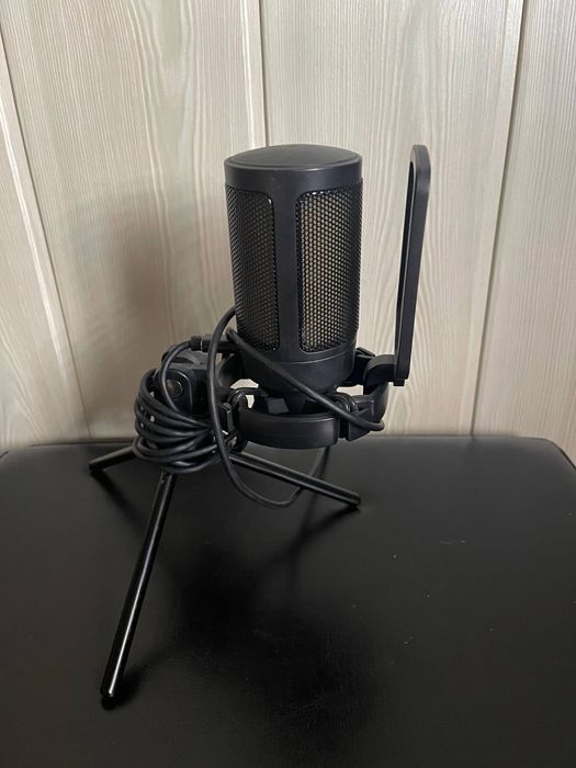 Игровой USB микрофон FIFINE RGB + стойка, поп-фильтр, shock mount