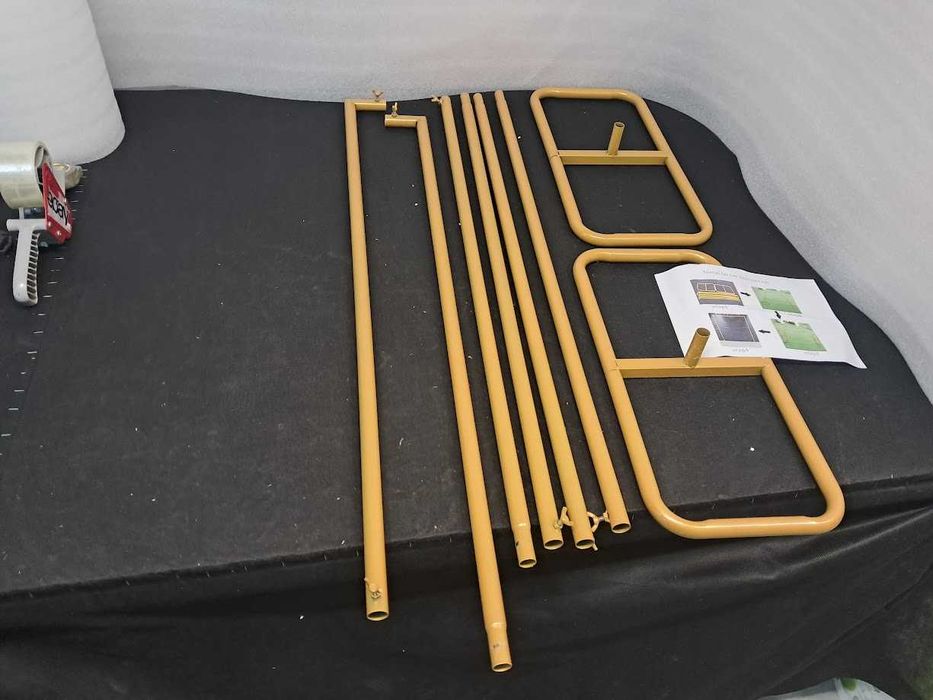 Łuk weselny złoty rurki 210cm x 210 cm średnica rurki 2.5 cm