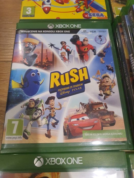 Gry dla dziec xbox one s x series i Crash Sonic Spyro lego minecraft