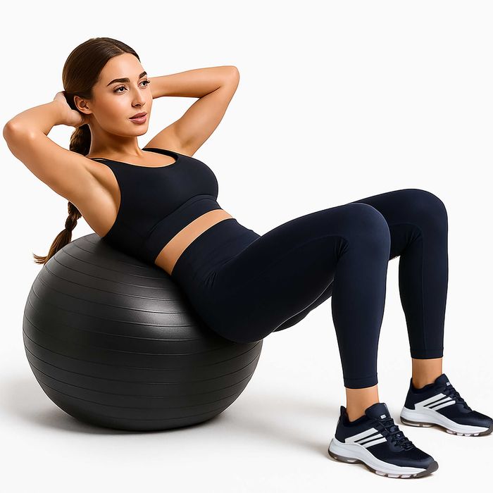 Piłka gimnastyczna do ćwiczeń fitness +pompka 85cm