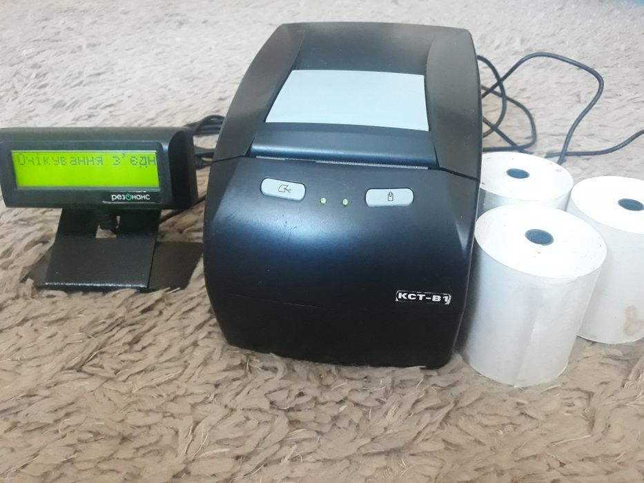 Фіскальний реєстратор KCT-B1 з  індикатором ІК 216 для обміну валют
