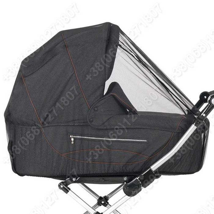 Москитная сетка на коляску универсальная москитка Розовая, Голубая