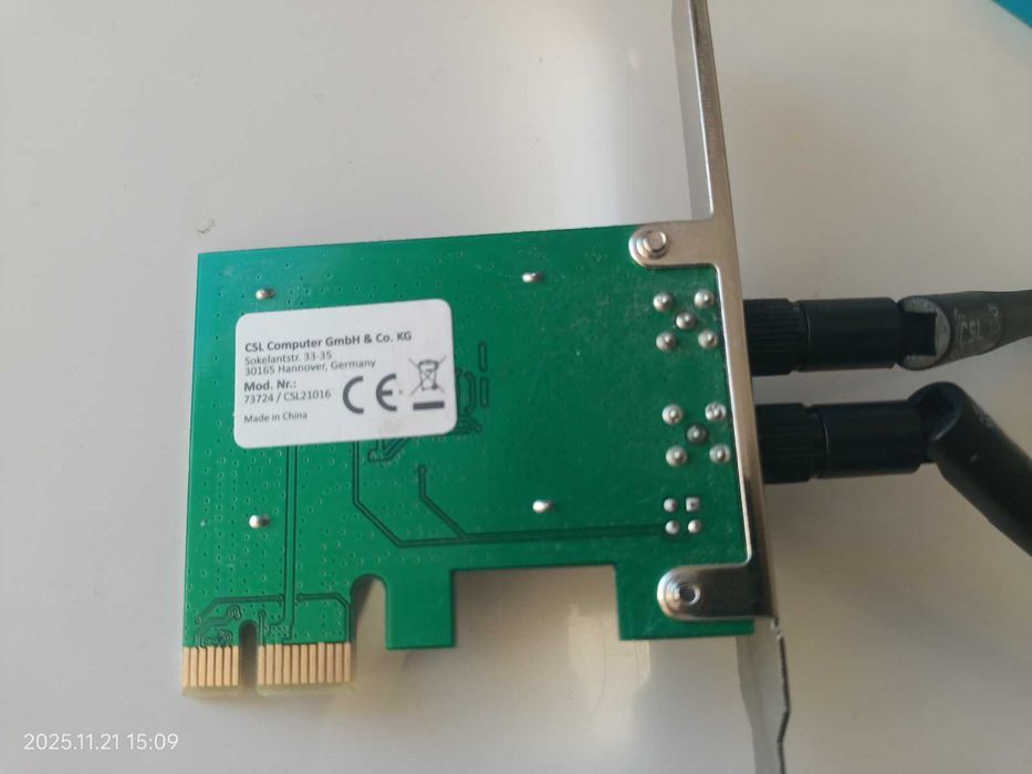 Адаптер PCI Express x1 Wi-Fi 300 Mbits