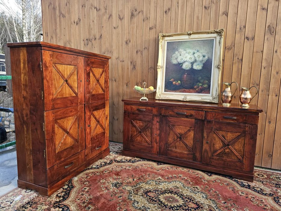 Komoda barek szafka kolonialna 127 cm #1616 Stylowy Węgrów