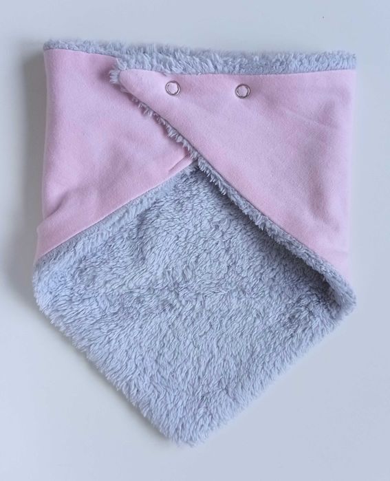 Komplet zimowy czapka i chusta Handmade 1-2 lata