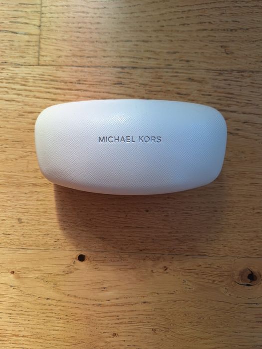 Etui case na okulary przeciwsłoneczne Michael Kors białe nowe