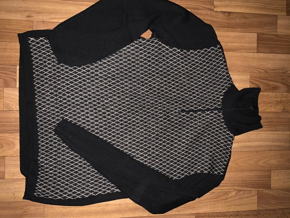 Чоловіча сіра тепла кофта на замку светр xl