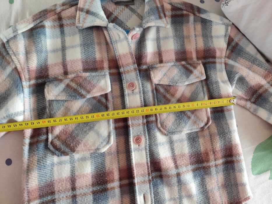 Piękna ciepła kurtka koszulowa 134 destination