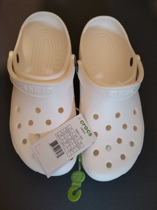 NOWE! Klapki Crocs Classic white 43/44, 45/46