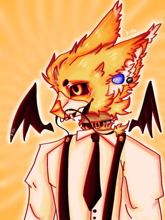 Малюю малюнки в программі для фуррі/драконів на руку