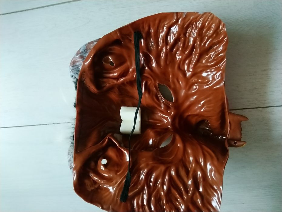 Маска силіконова карнавальна безрозмірна Вовкулака